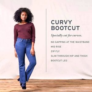 529 Curvy Bootcut Jeans 